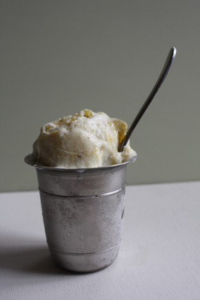 Greengage Ripple Ice Cream